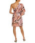Фото #2 товара Ted Baker One-Shoulder Linen-Blend Mini Dress Women's