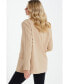 Фото #2 товара Women's Woven Oversized Double-Breasted Tailored Blazer