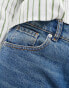 Фото #6 товара ASOS DESIGN denim jort in midwash blue