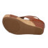 Фото #9 товара Corkys Tiffanee Studded Wedge Womens Brown Casual Sandals 41-0266-WHSK