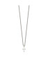 ფოტო #2 პროდუქტის Polished 11mm Cross Pendant on a 18 inch Cable Chain Necklace