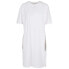 BUILD YOUR BRAND Organic Oversized Short Sleeve Short Dress