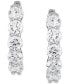 Фото #3 товара Lab Grown Diamond Small Hoop Earrings (1 ct. t.w.) in 14k White Gold