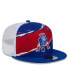 ფოტო #2 პროდუქტის Men's Royal New England Patriots Historic Tear Trucker 9FIFTY Snapback Hat