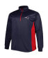 Фото #3 товара Куртка Profile для мужчин New England Patriots синего цвета с квартальной молнией