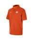 ფოტო #3 პროდუქტის Men's Orange Clemson Tigers Coaches Half-Zip Short Sleeve Jacket