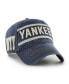 ფოტო #1 პროდუქტის Men's Navy New York Yankees Hard Count Clean Up Adjustable Hat