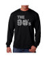 Men's Word Art Long Sleeve T-Shirt- The 90's M - фото #1