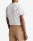 ფოტო #2 პროდუქტის Men's Smooth Cotton Solid V-Neck T-Shirt