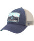 Фото #1 товара Men's Deep Sea Blue, Natural Seattle Kraken Four Stroke Clean Up Snapback Hat