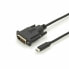 Фото #1 товара USB-C-кабель Digitus AK-300332-020-S Чёрный 2 m