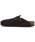 Фото #6 товара Women's Boston Soft Footbed Suede Leather Clogs from Finish Line