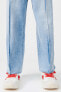 Расклешенные джинсы с декоративной строчкой ZARA