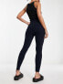 Фото #5 товара ASOS DESIGN seamless ribbed legging in black