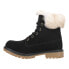 Lugz Rucker Hi Faux Fur Lace Up Womens Black Casual Boots WRUCKRHFUD-0031 5.5 - фото #3