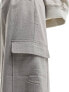 Фото #9 товара Object tailored cargo trousers in grey melange