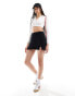 ASOS DESIGN Tall tennis skort in black