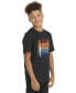 ფოტო #3 პროდუქტის Big Boys Short Sleeve Football T-Shirt