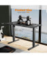 Фото #5 товара Electric Height Adjustable Standing Desk, Sit To Stand Ergonomic Computer Desk, Black, 55" X 24"