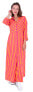 Dámské šaty YASSAVANNA Loose Fit 26022663 Orange Pepper