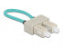 Фото #2 товара Delock Optical Fiber loopback Adapter SC / OM3 Multi-mode beige - 0.065 m - OFC - OM3 - SC