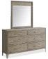 Фото #2 товара Intrigue Six Drawer Dresser