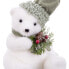 Фото #4 товара Новогодний декор Shico Мягкая игрушка Белый Разноцветный Пластик Polyfoam Ткань Медведь 18 x 18 x 22 см