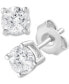ფოტო #1 პროდუქტის Lab Grown Diamond Stud Earrings (1 ct. t.w.) in Sterling Silver