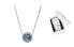 Фото #8 товара Pandora潘多拉 海洋之心 蓝色闪耀套装 项链 女款 银色 礼物 / Ожерелье Pandora ZT0139