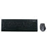 Фото #1 товара MEDIARANGE MROS104-UK - Full-size (100%) - Wireless - RF Wireless - QWERTY - Black - Grey - Mouse included