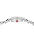 Salvatore Women's Swiss Stainless Steel Stud Link Bracelet Watch 25mm