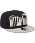 ფოტო #4 პროდუქტის Men's Navy Penn State Nittany Lions Two-Tone Vintage-Like Wave 9FIFTY Snapback Hat