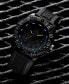 ფოტო #8 პროდუქტის Men's Swiss Navy Seal Colormark Foundation Exclusive Black Rubber Strap Watch 44mm