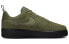 Фото #2 товара Nike Air Force 1 Low Olive Suede 潮流休闲 低帮 板鞋 男款 橄榄绿色 / Кроссовки Nike Air Force DZ4514-300