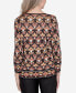 ფოტო #2 პროდუქტის Petite Rue Rivoli Cozy Beaded Split Neck Top