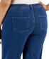 Фото #7 товара Plus Size Wide-Leg High-Rise Jeans, Created for Macy's