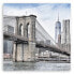 Wandbild New York Stadt Brooklyn Bridge