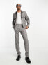 Фото #8 товара ASOS DESIGN smart co-ord trucker jacket in grey check