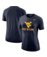 ფოტო #1 პროდუქტის Women's Navy West Virginia Mountaineers Trust the Climb Varsity T-shirt