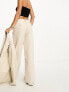 NA-KD co-ord tailored trousers in beige