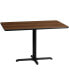 30"X48" Rectangular Laminate Table With 23.5"X29.5" Table Height Base