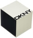DKNY SoHo White Dial Black Ion-plated Ladies Watch NY2149