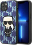 Karl Lagerfeld Etui Karl Lagerfeld KLHCP13MPMNIKBL Apple iPhone 13 hardcase niebieski/blue Monogram Ikonik Patch