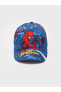 Фото #1 товара Spiderman Baskılı Erkek Çocuk Kep Şapka