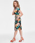 ფოტო #3 პროდუქტის Women's Printed Wrap Dress, Created for Macy's