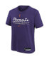 ფოტო #1 პროდუქტის Big Boys and Girls Purple Phoenix Mercury On Court Legend Essential Practice T-shirt