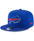 Men's Royal Buffalo Bills Basic 9FIFTY Adjustable Snapback Hat Синий - фото #2