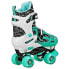 Фото #2 товара Roller Derby Mint Prodigy Kids' Inline-Quad Combo Skates - White/Mint Green