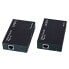 Lindy 70m C6 HDBaseT HDMI & IR Extender with PoC - AV transmitter & receiver - 70 m - Wired - 3D - Black - HDCP