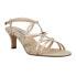 Nina Neptune Evening Womens Beige Dress Sandals NEPTUNE-PLA 10, B, 10 M, Узкая - фото #2